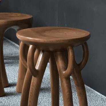 Wooden stool